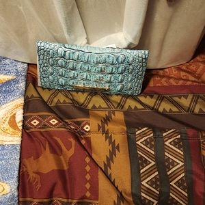 BRAND NEW BRAHMIN ARTIC BLUE ADY WALLET